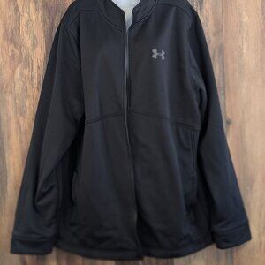 Under Armour Fleece ColdGear Loose Jacket Black Women's XXL